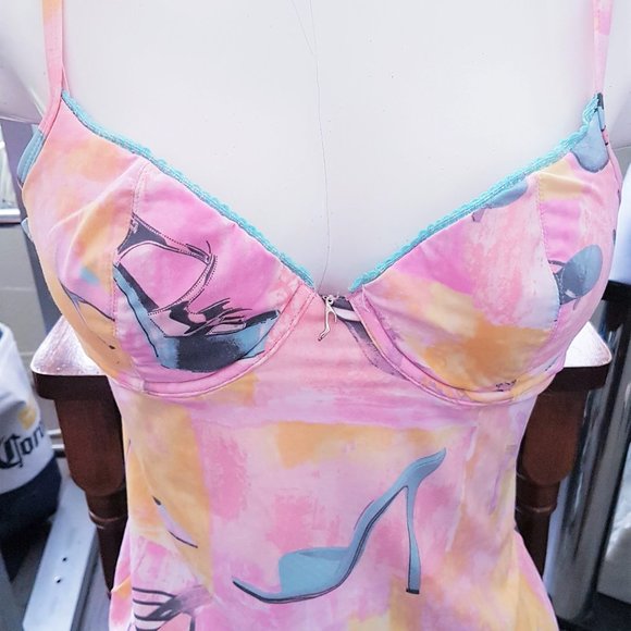 Vie Other - Ladies VIE Pink Spaghetti Strapped Tank